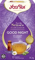 Yogi Tea For the Senses Good Night Bio aux huiles essentielles - Pack économique : 6 packs de 17 sachets