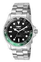 Invicta Pro Diver 36547 Heren Horloge - Waterdicht - Analoog - Quartz Uurwerk - Roestvrij Staal met zwarte Wijzerplaat - 42mm