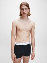 Actie 6-pack Dubbel 3-pack : Calvin Klein trunk - lage heren boxers kort - zwart - Maat: M