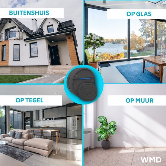 Draadloze Deurbel Voor Honden & Katten - Water en Warmtedicht - LED indicatie met 55 verschillende melodieën — afbeelding 3