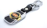 Sleutelhanger Hyundai Goudkleurig | Leer, Metaal | Karabijnsluiting | Keychain Hyundai Color Gold