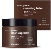 Hanskin Pore Cleansing Balm BHA - 80 g - Oily Skin Type - Sebum - Deep Cleansing Balm - Gezicht Balsem Oil Gently Removes Make-up - Salicylic Acid - Exfoliant - Skin Glow - Dermato