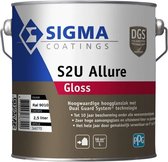 Sigma S2U Allure Gloss - 2,5 Liter - Ral 9010 - Hoogglans - Synthetisch - Terpentinebasis - 4-seizoenen lak - Buitenlak