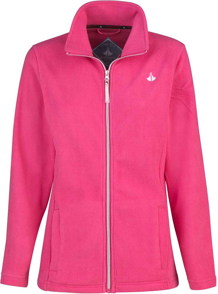 BJØRNSON Jenna Fleece Vest 4 Seizoenen Dames - Rits - Maat 50 - Fuchsia Roze
