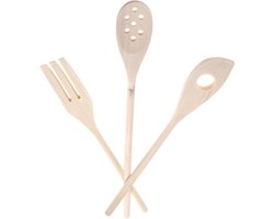 Ensemble de cuillères en bois 6 pcs