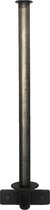 GoudmetHout Stalen Reserverolhouder - Mat Blank - Staal - 38 cm