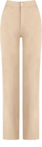 Wide leg trousers beige