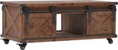 Salontafel massief dennenhout 91x51x38 cm bruin