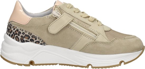 KEQ Meisjes veterschoenen Lage Schoenen - beige - Maat 31