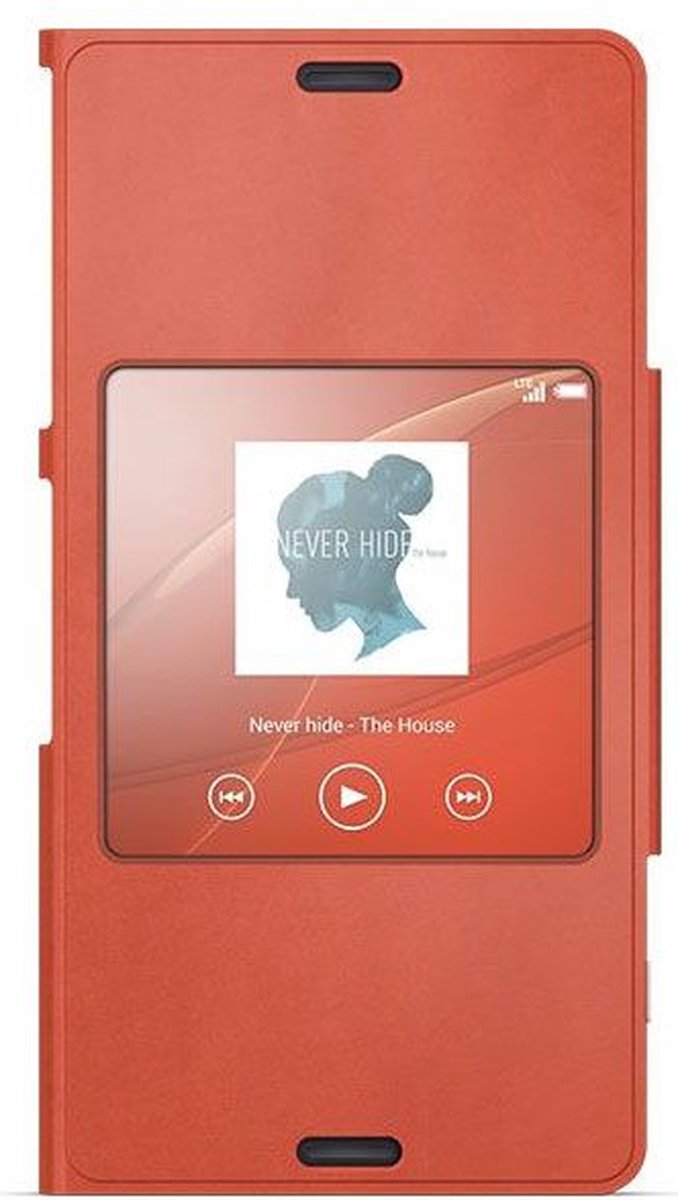 Sony SmartStyle Cover SCR26 - Hoesje voor Xperia Z3 compact - Oranje