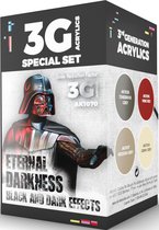 Eternal Darkness. 3rd Generation Wargame Color Set - AK-Interactive - AK-1070