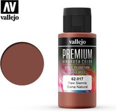 Premium Color Raw Sienna - 60ml - Vallejo - VAL-62017