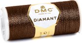 DMC DIAMANT METALLIC BORDUURGAREN BRUIN, 35 meter, D898