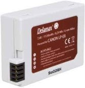 Delamax 811550 oplaadbare batterij/accu voor Canon 550D 600D 650D
