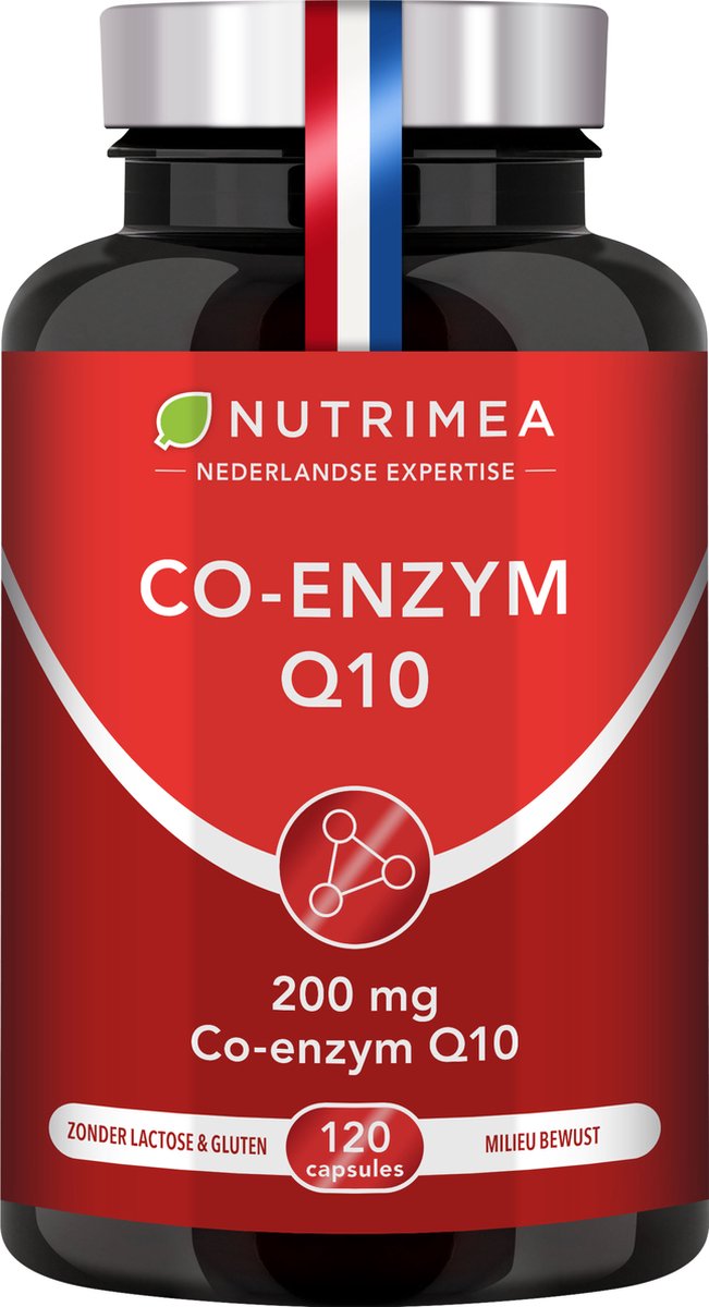 Co Enzym Q10 –Antioxidanten - Anti age - NUTRIMEA – 120 capsules - NUTRIMEA
