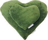 Jouw knuffelkussen - set van 2 - Donker Groen