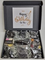 Drop Box - | Box met 9 verschillende populaire dropsoorten en Mystery Card 'Happy Birthday' met geheime boodschap | Verrassingsbox | Snoepbox