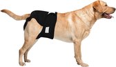 Loopsheidbroekje Hond- L - Hondenluier - Zwart - Verstelbaar in lengte en breedte - Taille opvang 36-46 cm