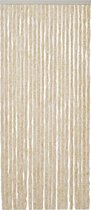 Wicotex vliegengordijn kattenstaart 90x220cm beige/wit in do