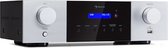 auna AMP-4000 DAB HiFi stereo versterker - Bluetooth - Radio - 4 zones voor luidsprekers - AUX - USB - RCA