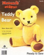 Pakket om zelf een Pluche knuffel te maken ( Teddy Bear ) Nr TK    335