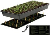 Kweekmat - verwarmingsmat planten - 100 Watt - 50 x 120 cm- zaden - stekjes - kiemen - ook geschikt voor onder terrariums - spat waterdicht - zonder regelaar