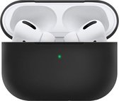 Geschikt Voor Airpods 3 Hoesje Siliconen Case - Zwart - Airpods 3 Siliconen Case Hoesje zwart - Airpods 3 hoesje