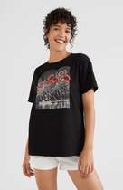 O'Neill T-Shirt Women PALM Black Out - B Xs - Black Out - B 100% Katoen Round Neck