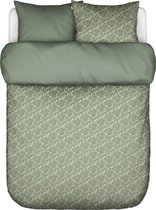 MARC O'POLO Sollia Dekbedovertrek Sage green - Eenpersoons – 140x220 cm + 1 kussensloop 60x70 cm