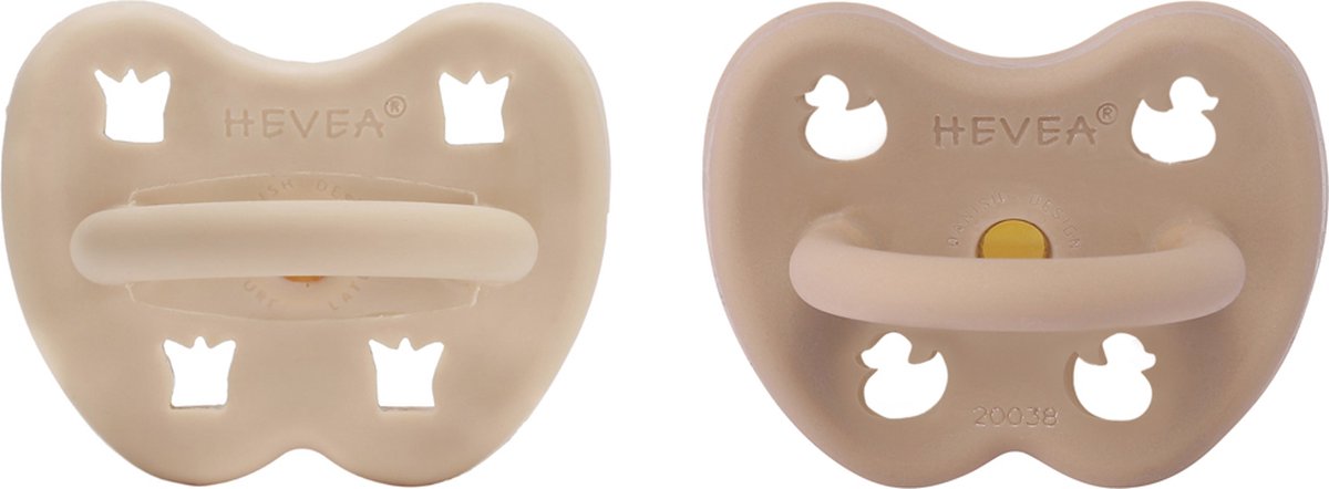 Goedkoopste HEVEA - ORTHODONTIC - 3-36 MAANDEN - SANDY NUDE/TAN BEIGE- 2 PACK