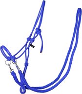 QHP Touwhalster met teugel - maat Pony - kobaltblue