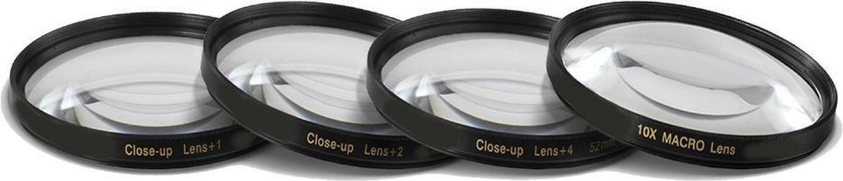 Delamax 380067 camerafilter / 67mm Close Up Lens Set +1 +2 +4 +10