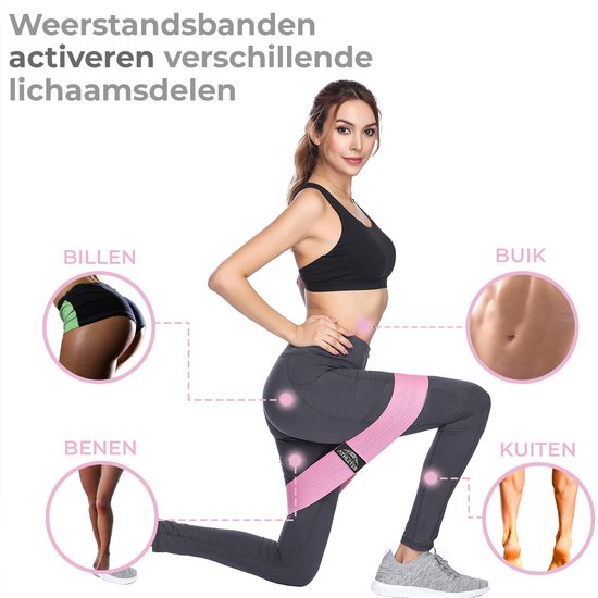 Lot de 3 Bandes de résistance Douxe - Résistance dure - Bandes de résistance - Bandes de fitness - Bande de résistance