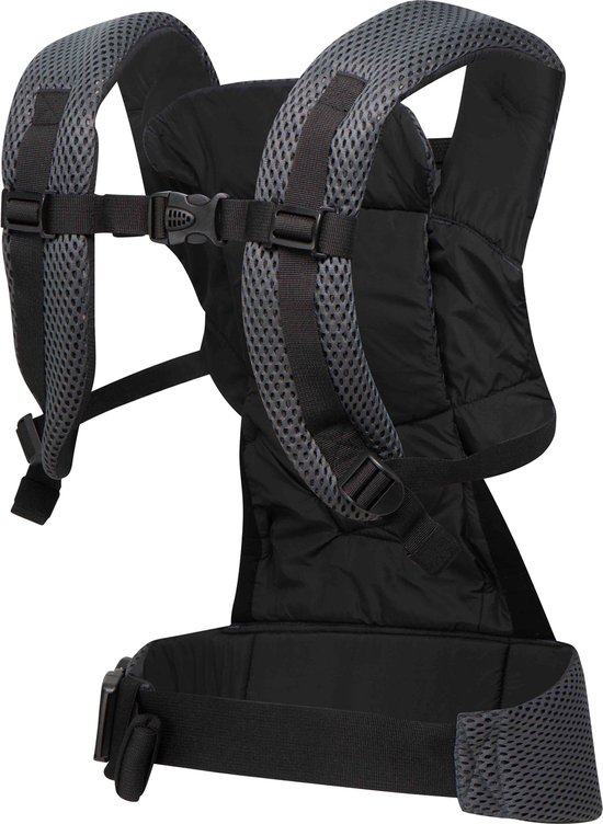 Dooky Draagzak Baby - Baby Carrier Urban Comfort Grey sapphire - Kinderdrager - Draagzak Peuter en Baby 3,5-15 kg - Ergonomische M-positie - Rugdrager - Verstelbaar en Ademend - Draagzakken - Babydraagzak