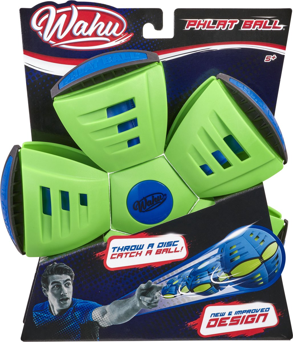 Wahu Phlat Ball Classic - Gooi een schijf vang een bal! - Groen
