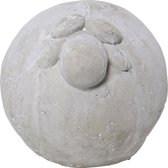 Schaap decoratie figuur cement 15x14cm witgekalkt - Lente - Pasen