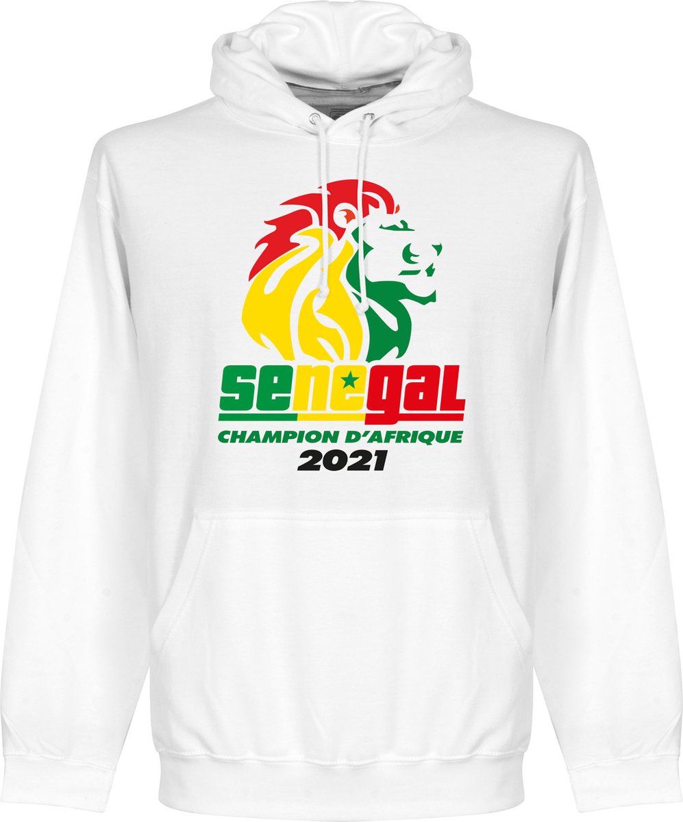 Senegal Afrika Cup 2021 Winnaars Hoodie - Wit - XXL