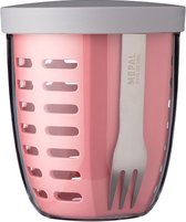 Mepal Ellipse fruit en veggie -600ml nordic pink