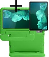 Hoesje Geschikt voor Lenovo Tab P11 Hoesje Kinderhoes Shockproof Hoes Kids Case Met Screenprotector - Groen
