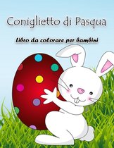 Libro da colorare coniglietto di Pasqua