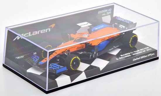 McLaren F1 Team MCL35M #3 Bahrain GP 2021 - 1:43 - Minichamps van Merkloos — afbeelding 2