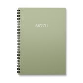 MOYU Ringband A5 - Premium Hardcover - Easy Emerald - Uitwisbaar Notitieboek - Duurzaam Steenpapier