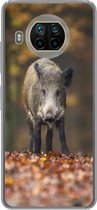 Geschikt voor Xiaomi Mi 10T Lite 5G hoesje - Wild dier - Bos - Herfst - Siliconen Telefoonhoesje