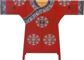 Fine Asianliving Chinese Kimono Kast Handgeschilderd Rood B120xD35xH87cm Chinese Meubels Oosterse Kast