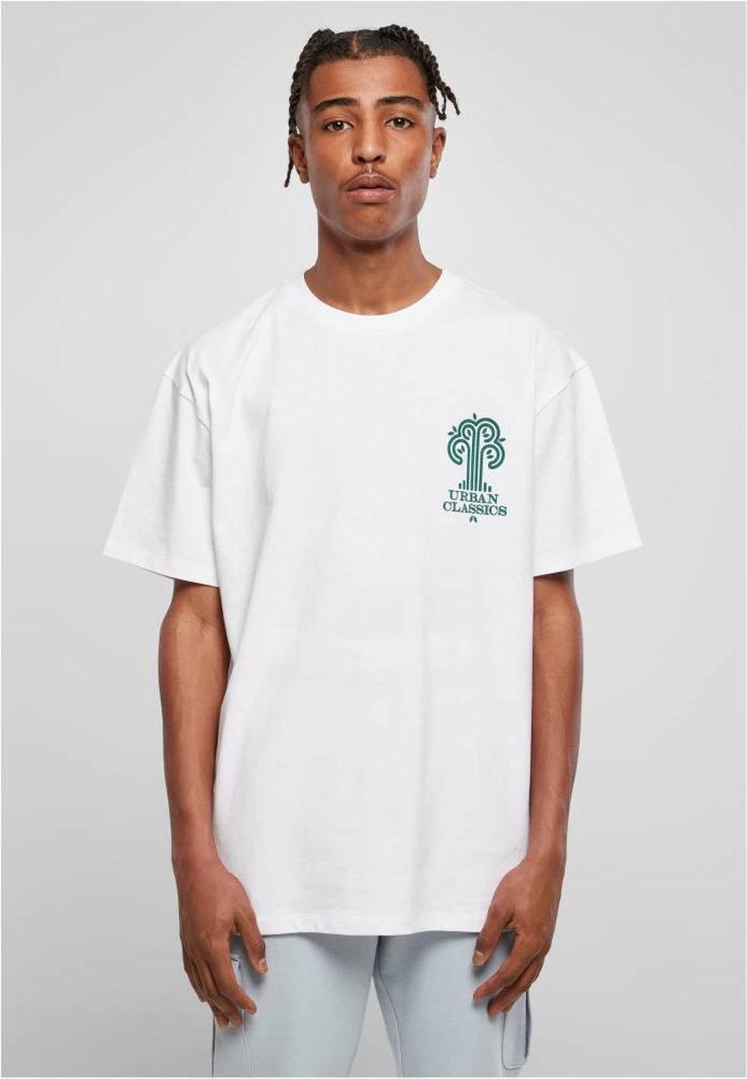 Urban Classics Organic Tree Logo Heren T-shirt M Wit