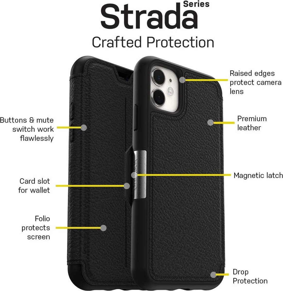 Protection minutieusement conçue pour iPhone 12 Pro Max | Strada Series  d'OtterBox