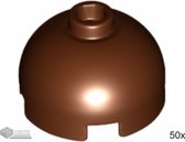 LEGO 553c Roodbruin 50 stuks