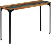 Sidetable 120x35x76 cm massief gerecycled hout