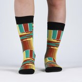 Colorcool Heren Sokken | Africa Style Ethnic Patterned Socks | Katoen  | 41-46 | Normale boord - Naadloos - Geen Padding