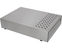 BaristaPro Uitkloplade - RVS - 370x280x85mm